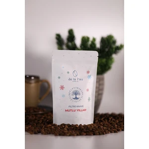 De La Pau Filtre Kahve Medium Roast 70 gr Taze Öğütülmüş Filtre Kahve Mutlu Yıllar Yılbaşı Paketi