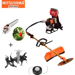 Japon Sırt Tırpan + Dal Testere + Akrep Çapa Makinesi 4.2kw 5.7hp