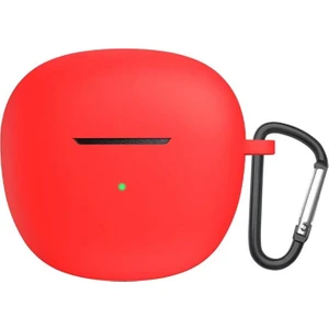 Qcy HT03 Kılıf Askılı Mat Silikon Kırmızı