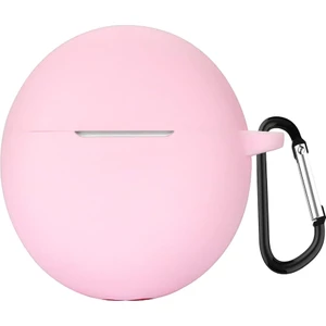 Oppo Enco Air 2i Kılıf Askılı Mat Silikon Pembe