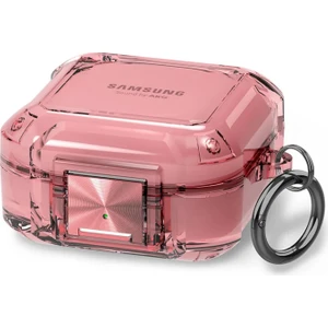 Samsung Galaxy Buds 2 Kılıf Safety Lock Protection Pembe