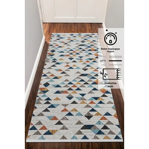 Konfor Cashmere 8603 El Dokuma Örgü Renkli Yolluk Halı80x200