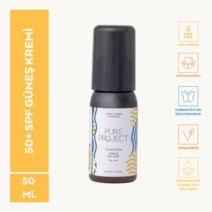 Pure Project Güneş Kremi 50+ SPF Suya Dayanıklı Vegan Ürün 50 ml Hassas Ciltler İçin