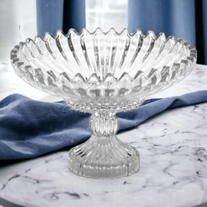 Glass In Love Ayaklı Cam Meyvelik 30 cm