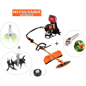 Japon Sırt Tırpan + Dal Testere + Zeytin Hasat + Akrep Çapa Makinesi 4.2kw 5.7hp