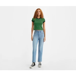Ribcage Straight Ankle Kadın Jean Pantolon - Center Lane