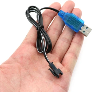Betty Becky Ayak Koltuk Baito 3.7V Siyah USB Şarj Adaptör Kablosu Uzaktan Kumandalı Araba Helikopteri Için (Yurt Dışından)
