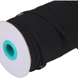 Betty Becky 5m/rulo 3/6/8/10 /12MM Siyah/beyaz Elastik Dikiş Elastik Bandı (Yurt Dışından)