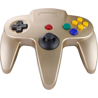 Fsfyb N64 Oyunları Için Retro USB Denetleyicisi, N64 Klasik USB Denetleyicisi Gamepad Joystick, N64