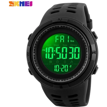 Betty Becky Hazır Stok Skmeı 1251WATCH LED Dijital 5ATM Su Geçirmez Erkek Şok Ordusu Izle (Yurt