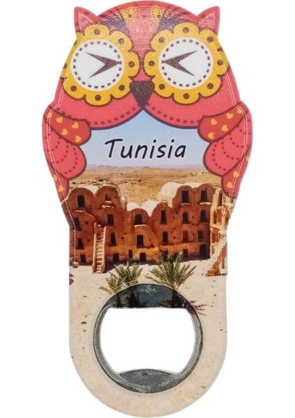 Tunus Temalı Baykuş Magnet Kapak Açacak