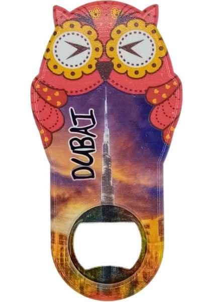 Dubai Temalı Baykuş Magnet Kapak Açacak