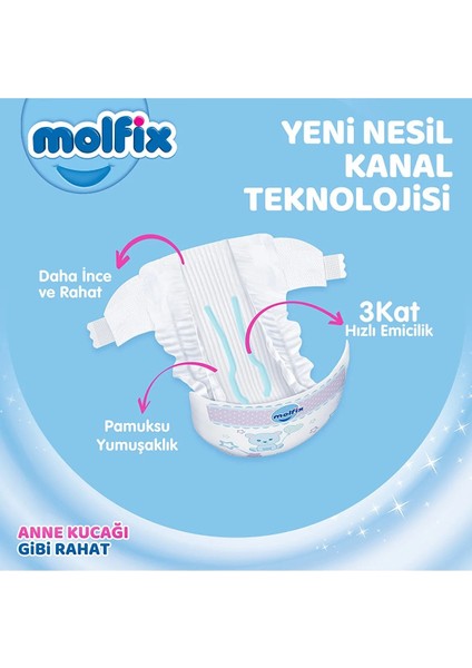 Ultra Fırsat Paketi Midi 3 Numara 108*3 (324 Adet) (4-9kg)