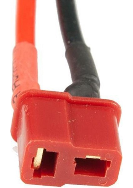 T-Plug Dişi Li-Po Pil Şarj Kablosu 15 cm 12 AWG