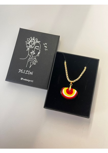 Murano Güneş Kolye