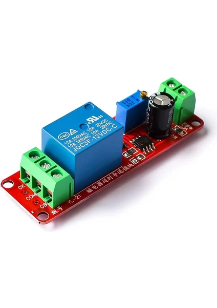 12v Ayarlanabilir Gecikme Zamanlayıcılı Röle Modülü