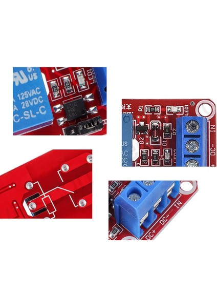 12V 4 Kanallı Kırmızı Işıklı Röle fırsatları