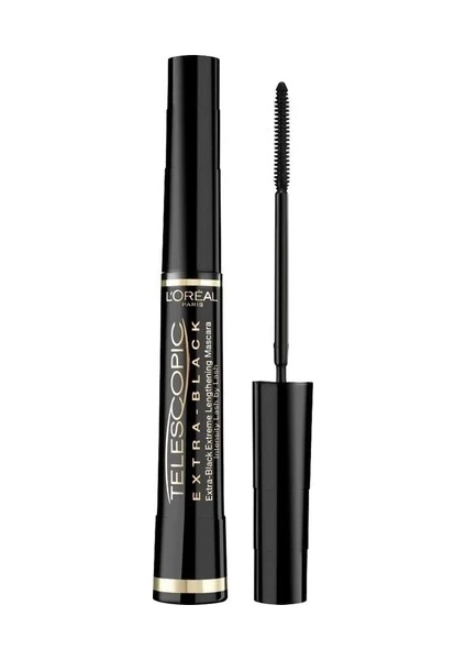 Lp 8 ml L'oréal Paris Telescopic Extra Black Maskara, Siyah