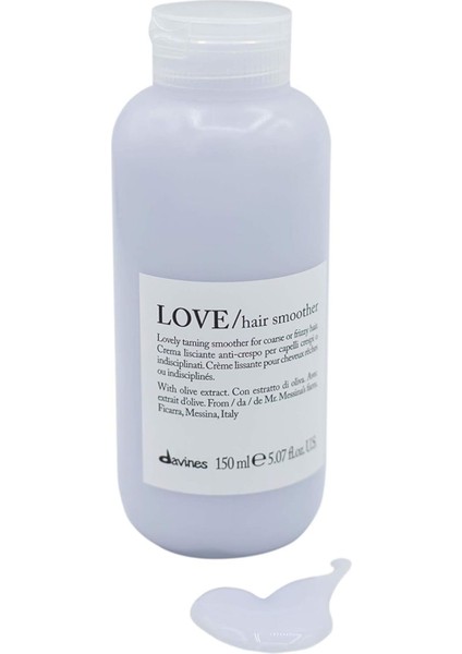 Love Hair Smoother - Düzleştirici Parabensiz Saç Bakım Kremi 5.07 Fl. Oz.