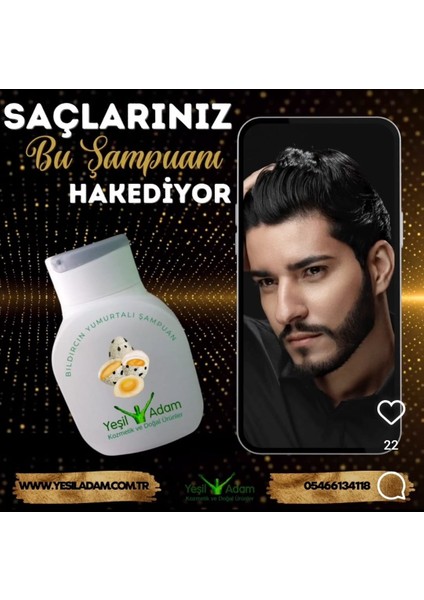 Bıldırcın Yumurtalı Şampuan 200 ml
