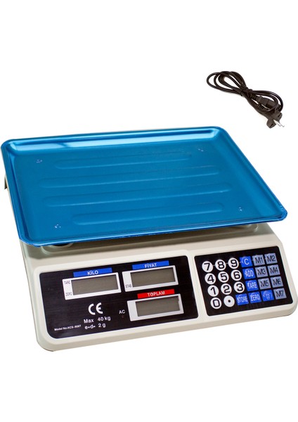 Terazi Elektronik Terazi 2 gr 40 kg