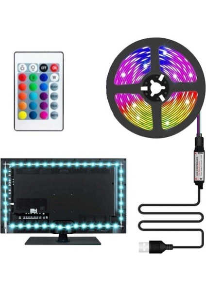 CT-4566 Tv Arkası Ambiyans Rgb LED Seti 3 M