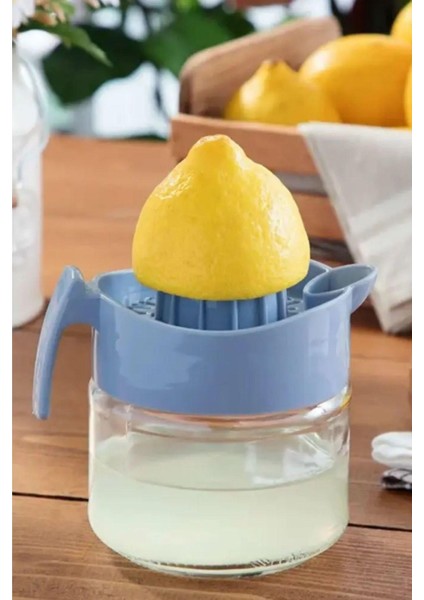 m Buffer® 300ML Cam Hazneli Pratik Limon Narenciye Sıkacağı KC-405