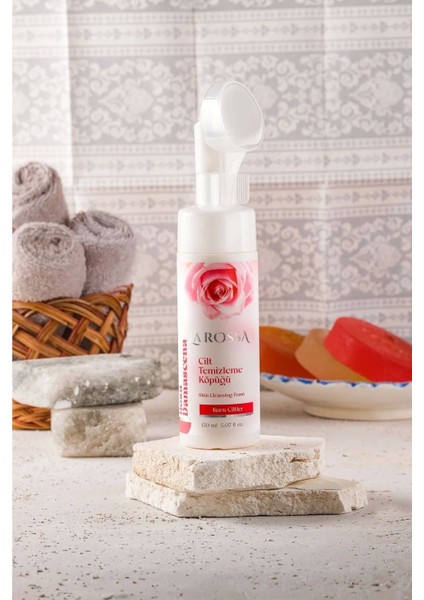 Gül Cilt Fırçalı Temizleme Köpüğü 150 ml