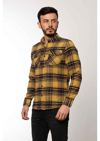 2034 Cazador Erkek Gömlek Hardal fiyatları