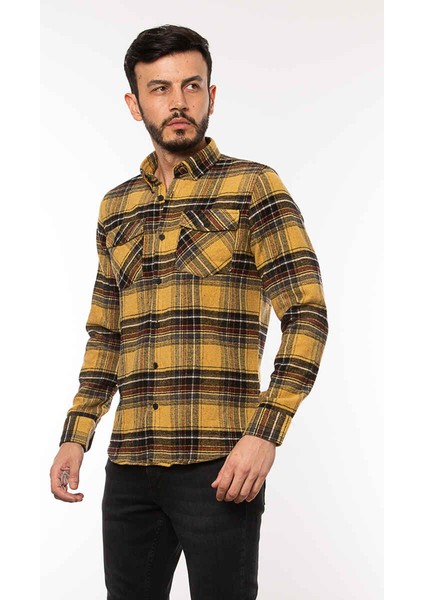 2034 Cazador Erkek Gömlek Hardal fırsatları