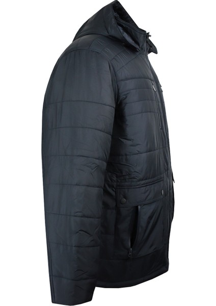 Erkek Büyük Beden Battal Boy Kalın Mont Dekons Lacivert fırsatları