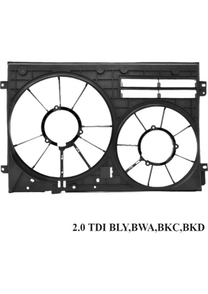 Jetta Fan Davlumbazı (2.0 Tdı Bly-Bwa-Bkc-Bkd) 2006-2011 Model Arası Uyumlu