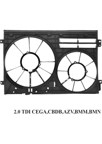 Jetta Fan Davlumbazı (2.0 Tdı Cega-Cbdb-Azv-Bmm-Bmn) 2006-2011 Model Arası Uyumlu