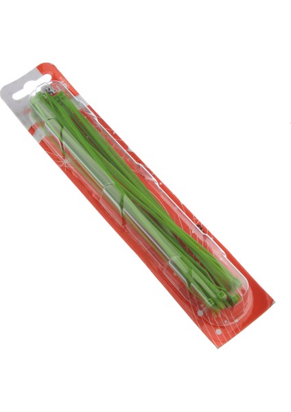 Plastik Kablo Bağı Cırt Kelepçe 200 mm x 2.5 mm Yeşil 20 Adet