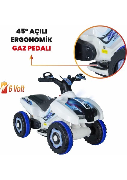 Kumandalı Akülü Araba 6 Volt 2-4 Yaş