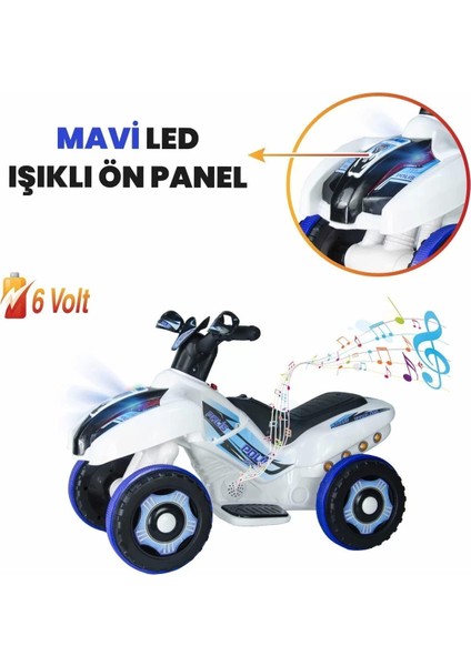 Kumandalı Akülü Araba 6 Volt 2-4 Yaş