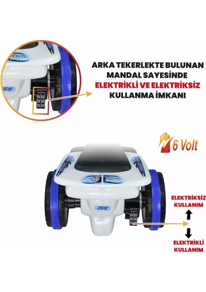 Kumandalı Akülü Araba 6 Volt 2-4 Yaş