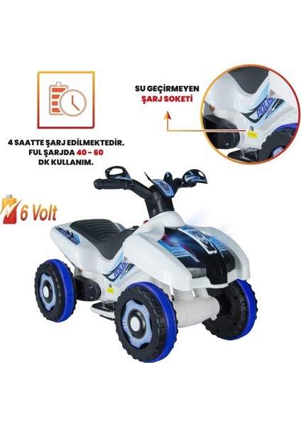 Kumandalı Akülü Araba 6 Volt 2-4 Yaş