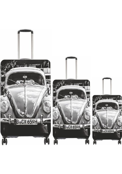 Valiz Kılıfı, Bavul Kılıfı Büyük, Orta, Kabin Boy Kılıf Seti, My 69 Gri Vosvos fiyatları
