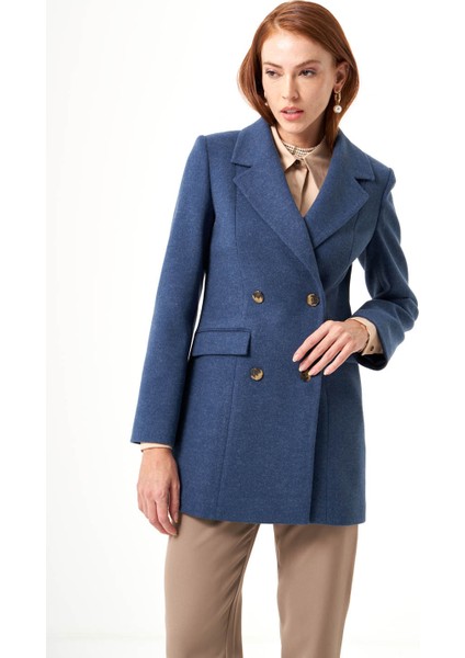 Kaşe Dokulu Indigo Ceket fiyatları