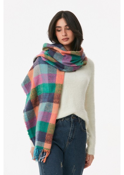 Ekose Desenli Yumuşak Dokulu Şal indirimleri