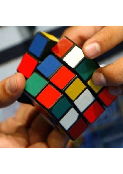 What For Oyun Için Retro Zeka Küpü Sihirli Mini Rubik Anahtarlık