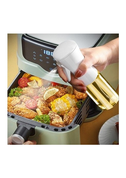 Sprey Cam Şişe Zeytinyağı, Sirke, Yağ Püskürtücü Yağdanlık ,airfryer Yağdanlık, Fritöz Yağ Püskürtücü, Limon, Yağ, Sirke, Su Püskürtücü