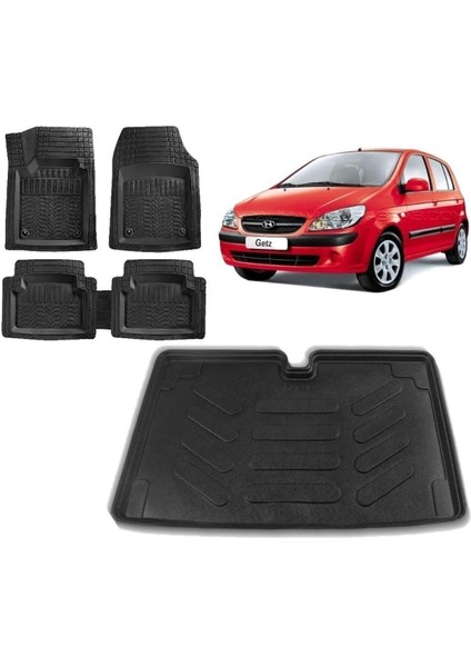 Hyundai Getz 2008 Model 3D Bagaj Havuzu ve 4d Luxury Havuzlu Paspas
