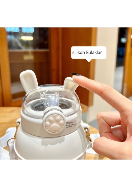 Yeni Stil Termos Bardak 316 Paslanmaz Çelik Yüksek Görünümlü Diyagonal Çocuk Pipetli Bardak Kızlar Için Süper Sevimli Taşınabilir Bardak (Yurt Dışından) modelleri