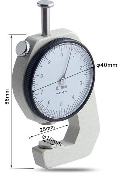 Film Dijital Ölçüm Test Cihazı Metre, Deri El Sanatları, Metal Kalınlık Ölçer, Ölçü Aracı, 0-10MM (Yurt Dışından)