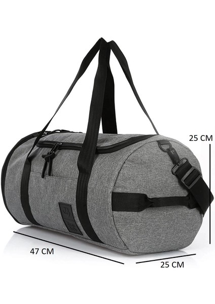 Gri Su Geçirmez Kumaş Seyahat Çantası-Takis fiyatları
