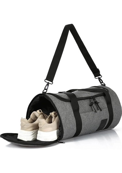 Gri Su Geçirmez Kumaş Seyahat Çantası-Takis indirimleri
