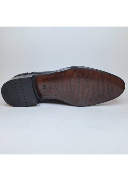 Erkek Hakiki Deri Oxford Model Siyah Klasik Ayakkabı fırsatları