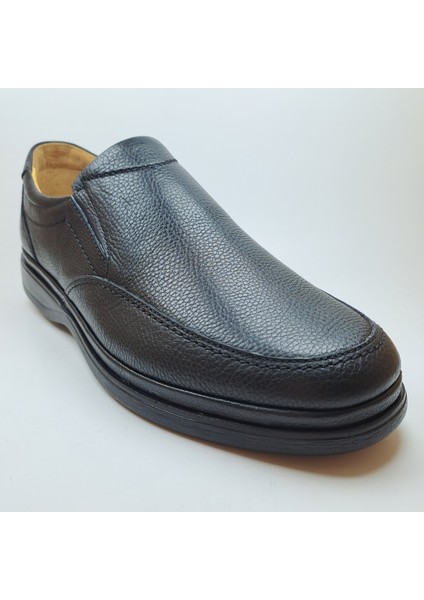 Erkek Hakiki Deri Siyah Comfort Extra Casual Ayakkabı